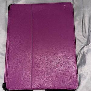 NWOT rocket fish purple ipad case nice good condition bigger ipad